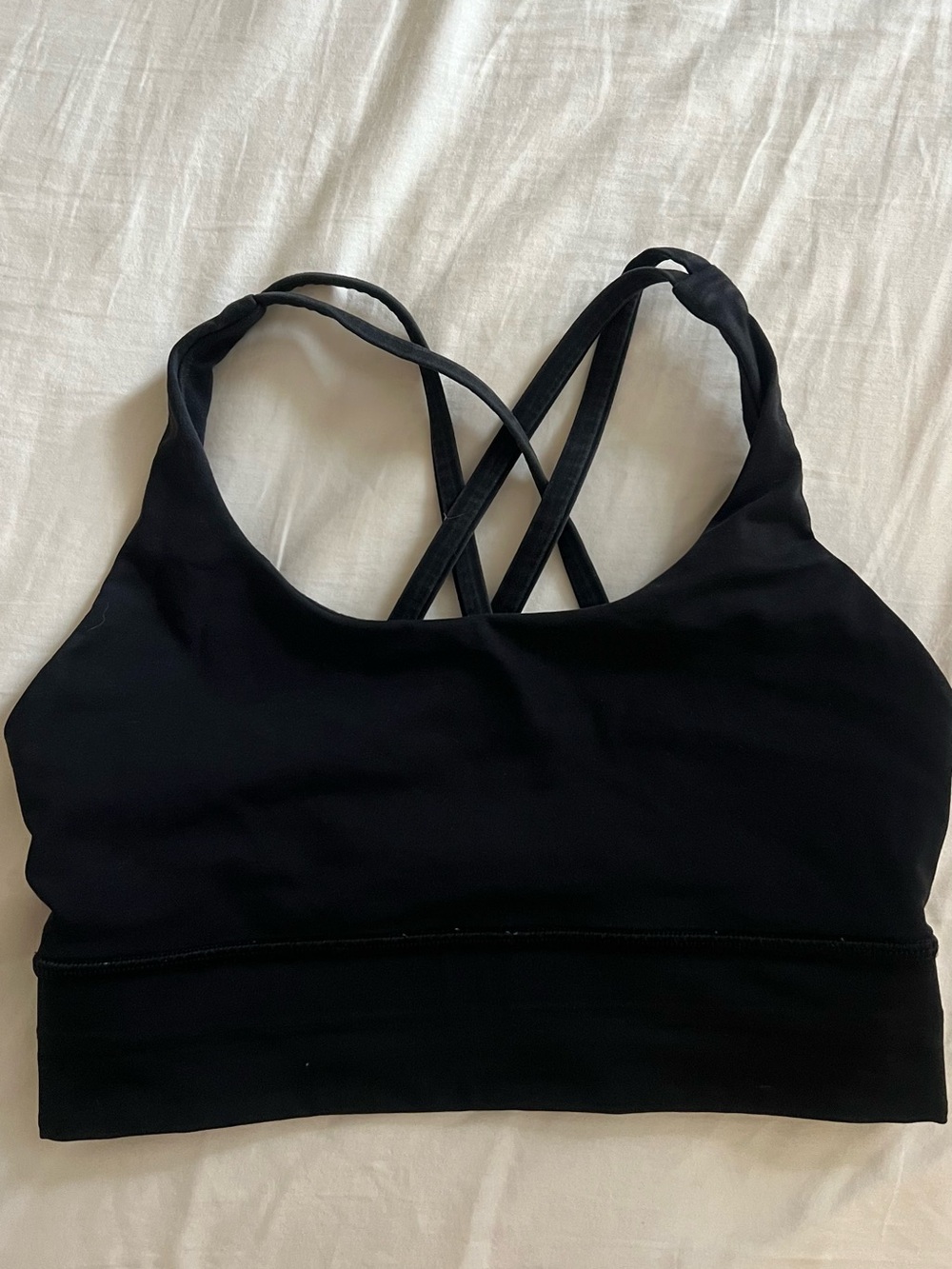 lululemon athletica Black Crisscross Sports Bra